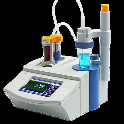 Titrator equipped with intelligent operation system managing users methods electrodes and titrants for comprehensive titration control